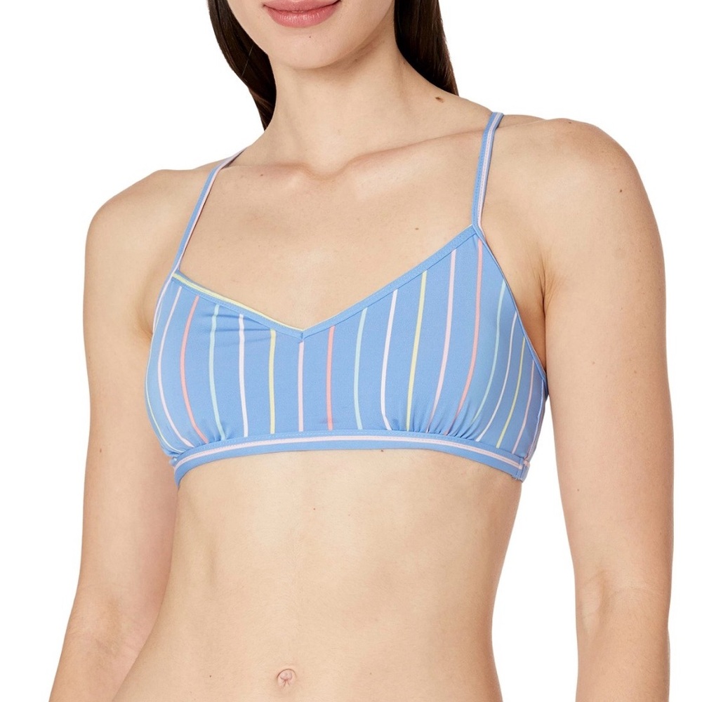 Carve Designs Multicolor Striped Bralette